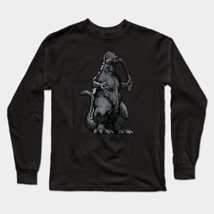 Godzilla Gray! Long Sleeve T-Shirt